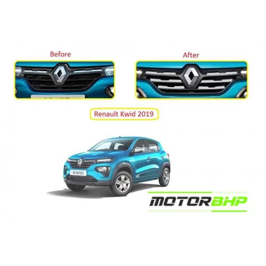 Renault kwid deals front chrome grill